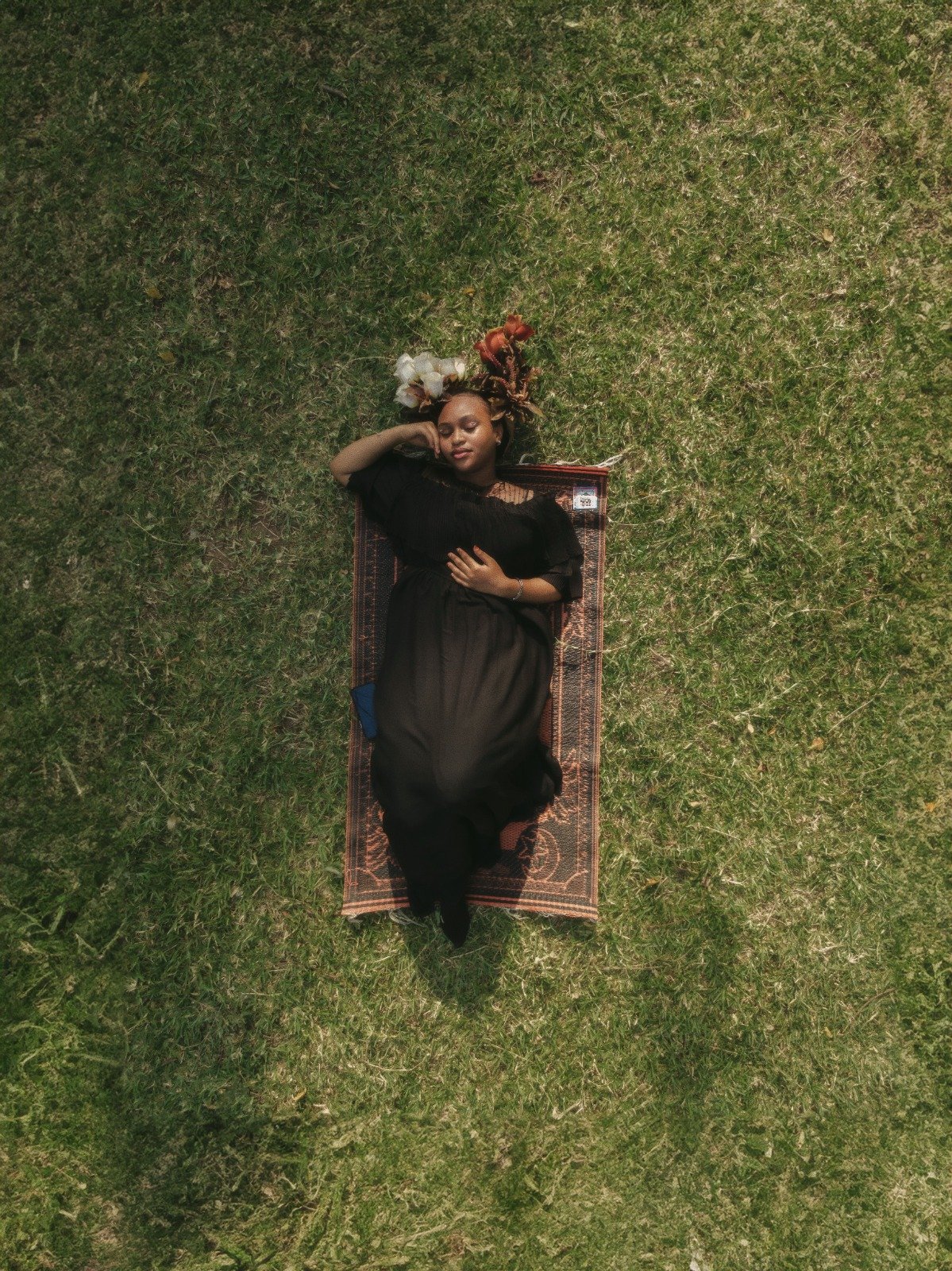 A mother resting and receiving support